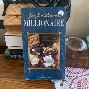 Hasbro You Just Became a Millionaire Board Game - Blue, Gold